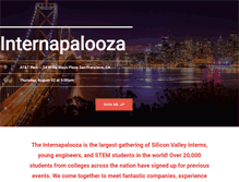 Tablet Screenshot of internapalooza.com